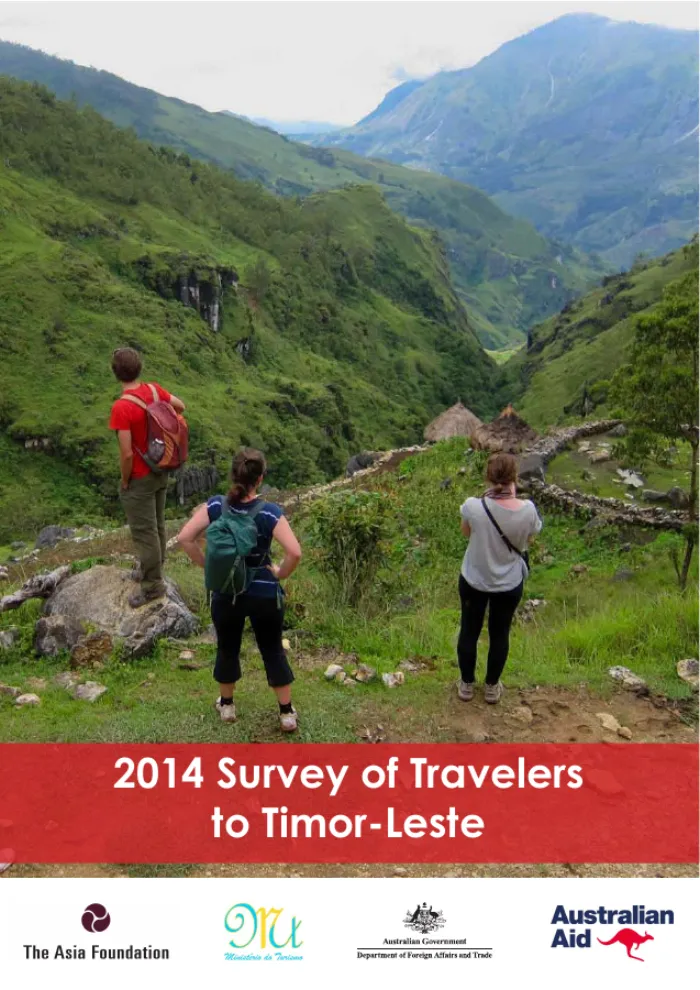 2014 Survey of Travelers to Timor-Leste