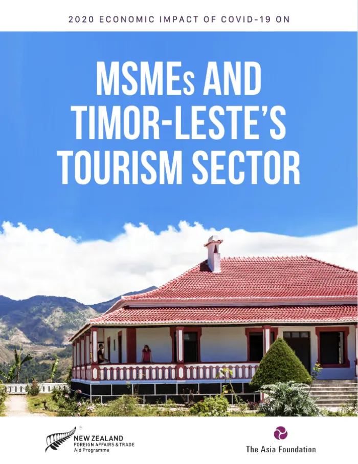 2020 ECONOMIC IMPACT OF COVID-19 ON MSMEs and Timor-Leste’s Tourism Sector