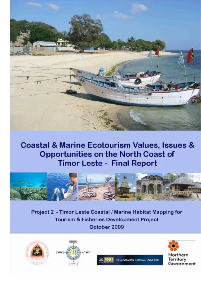Coastal & Marine Ecotourism Values, Issues & Opportunities on the North Coast of Timor Leste