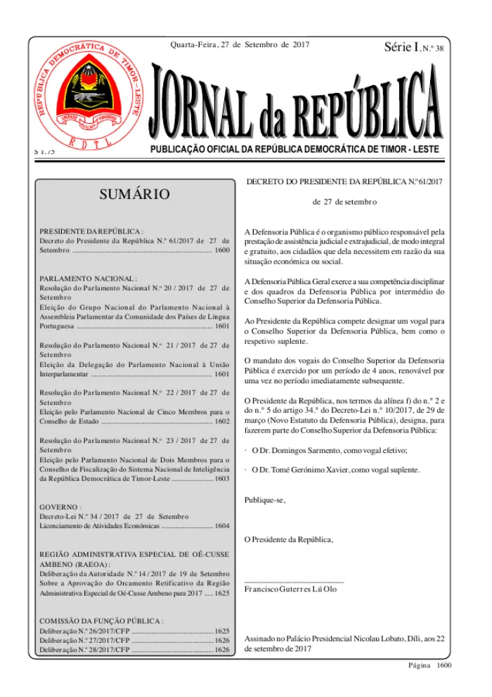LICENCIAMENTO DE ATIVIDADES ECONÓMICAS