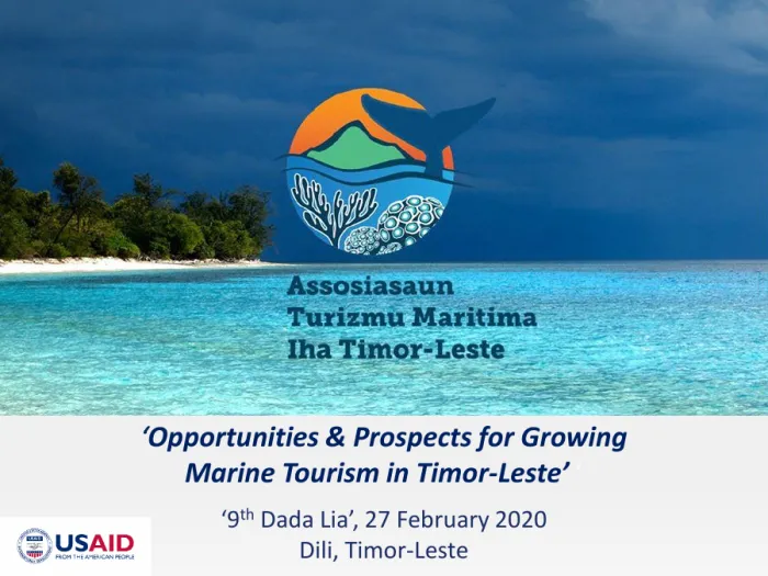 Opportunities & Prospects for Growing Marine Tourism in Timor-Leste