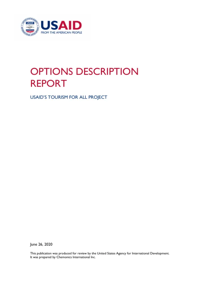 OPTIONS DESCRIPTION  REPORT