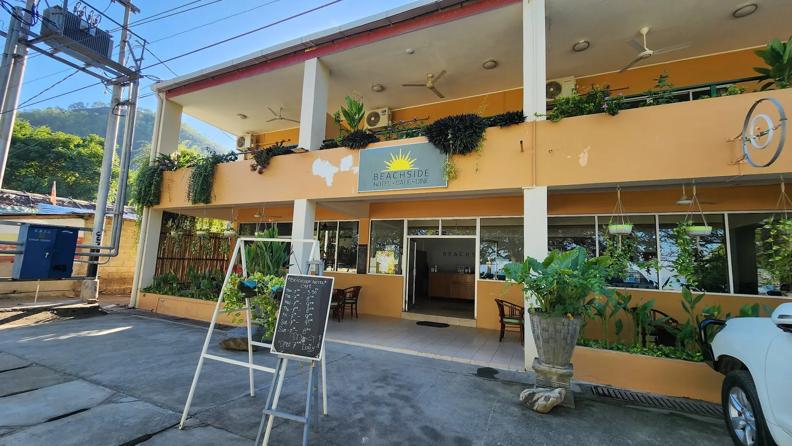 Beachside cafe